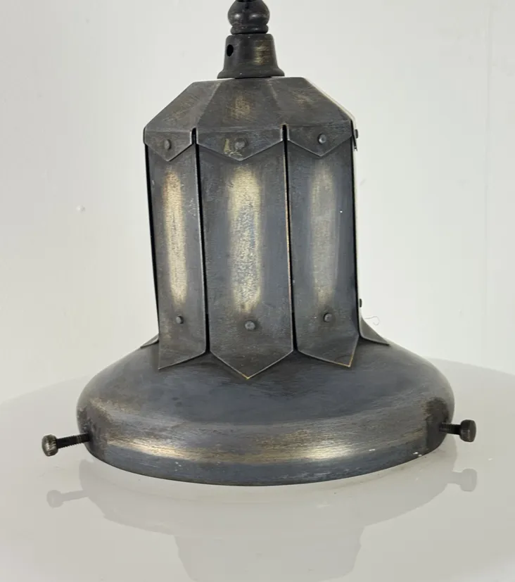Exceptional Art Deco Opaline Pendant Light (25141) photo Lighting