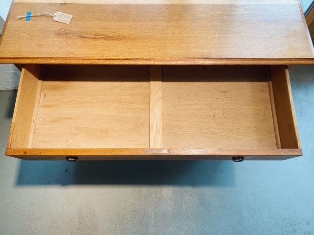 259.0 Antique Oak Chest Of Drawers With Vanity photo