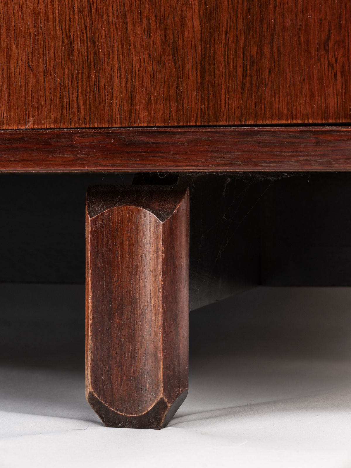 Stildomus, Bar/Cabinet In Rosewood With Metal Details, Italy, 1960s photo Furniture