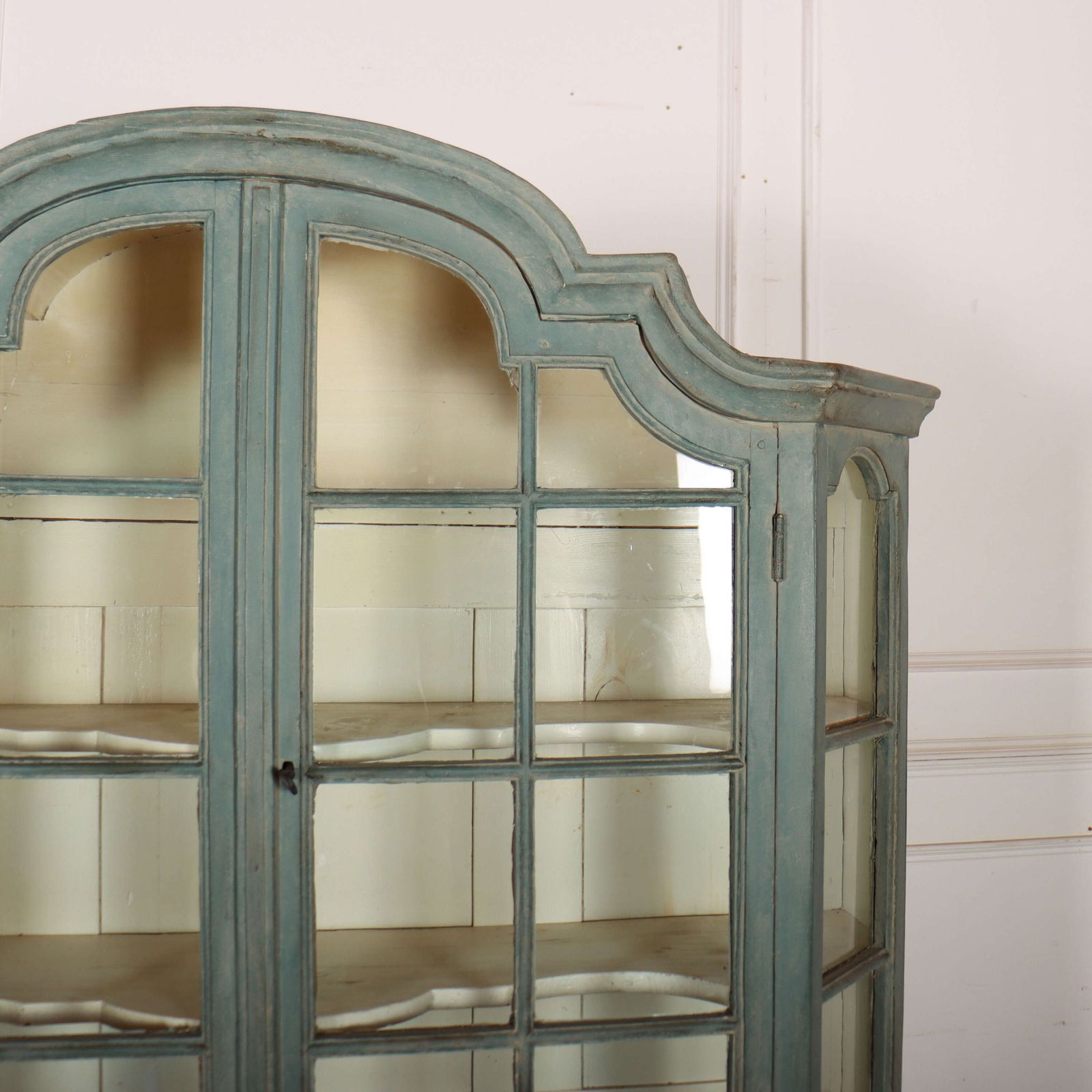 Dutch Glazed Cabinet, 1800s, Antique photo for sale