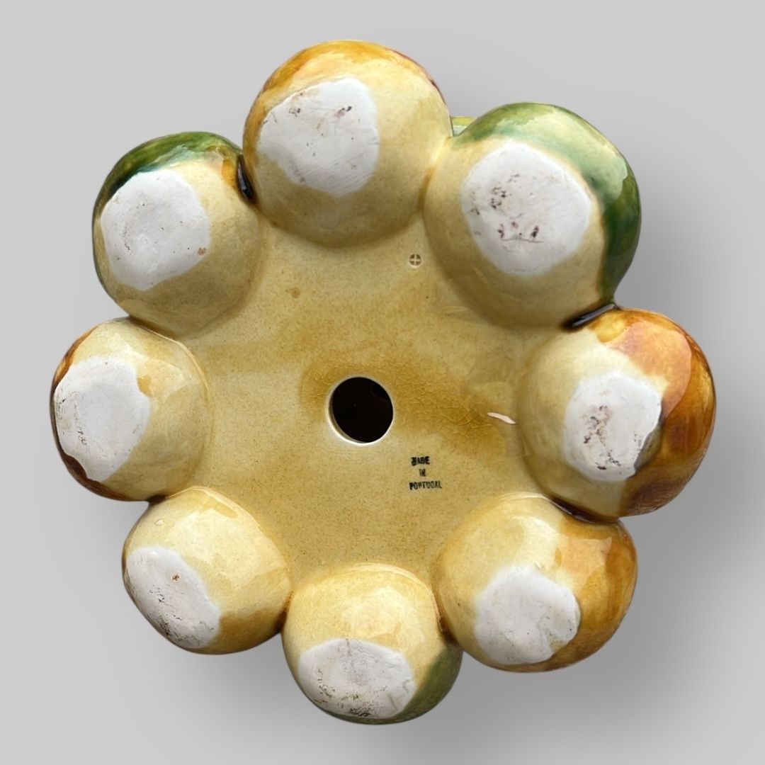 A Portuguese Majolica Ceramic Fruit Stack photo buy