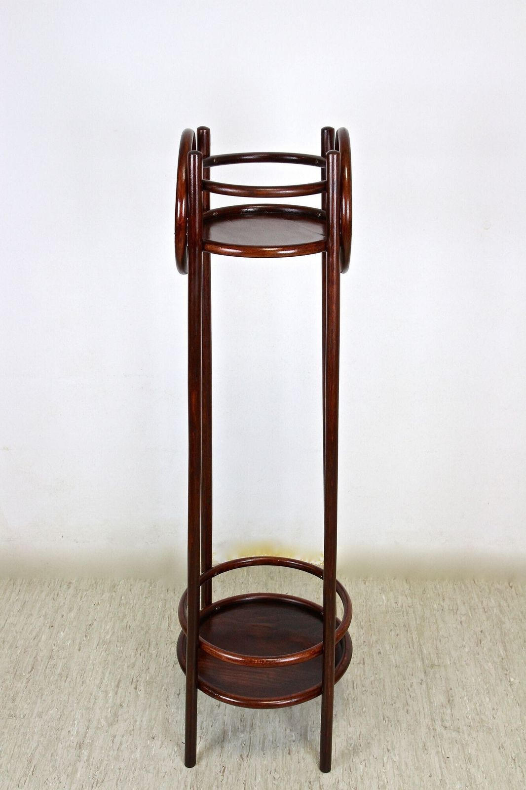 20th Century Art Nouveau Pedestal/ Plant Stand By Thonet, Bentwood, At Ca. 1905 photo buy