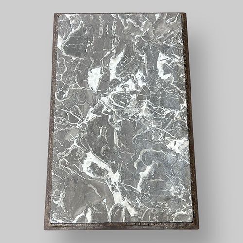 A French Wrought Iron Marble Topped Table photo for sale