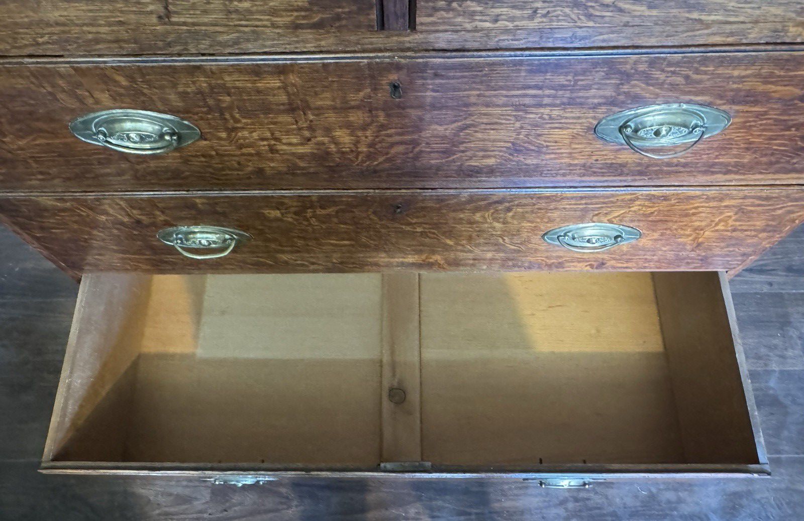 Oak Chest Of Drawers George III Country House photo vintage