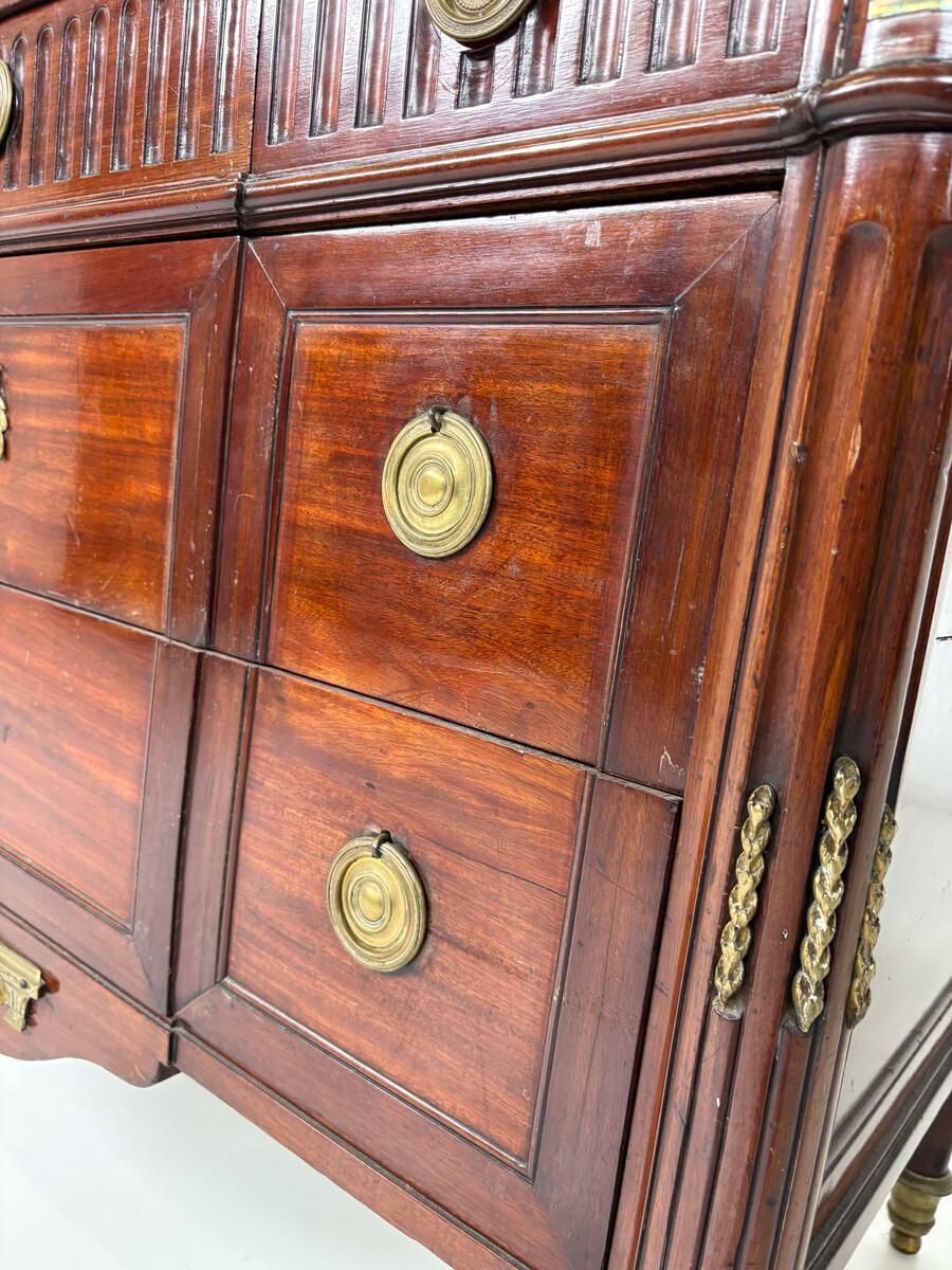 Late 18th Century Louis XVI Chest Of Drawers, Mahogany Veneer photo buy