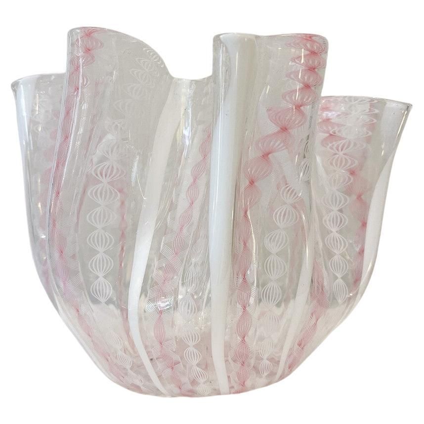 Vase "Fazzoletto" By Paolo Venini For Venini, Italy, 1950s