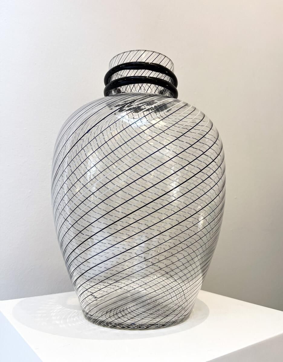 Murano Glass Vase By Fratelli Toso, 1980s photo vinterior