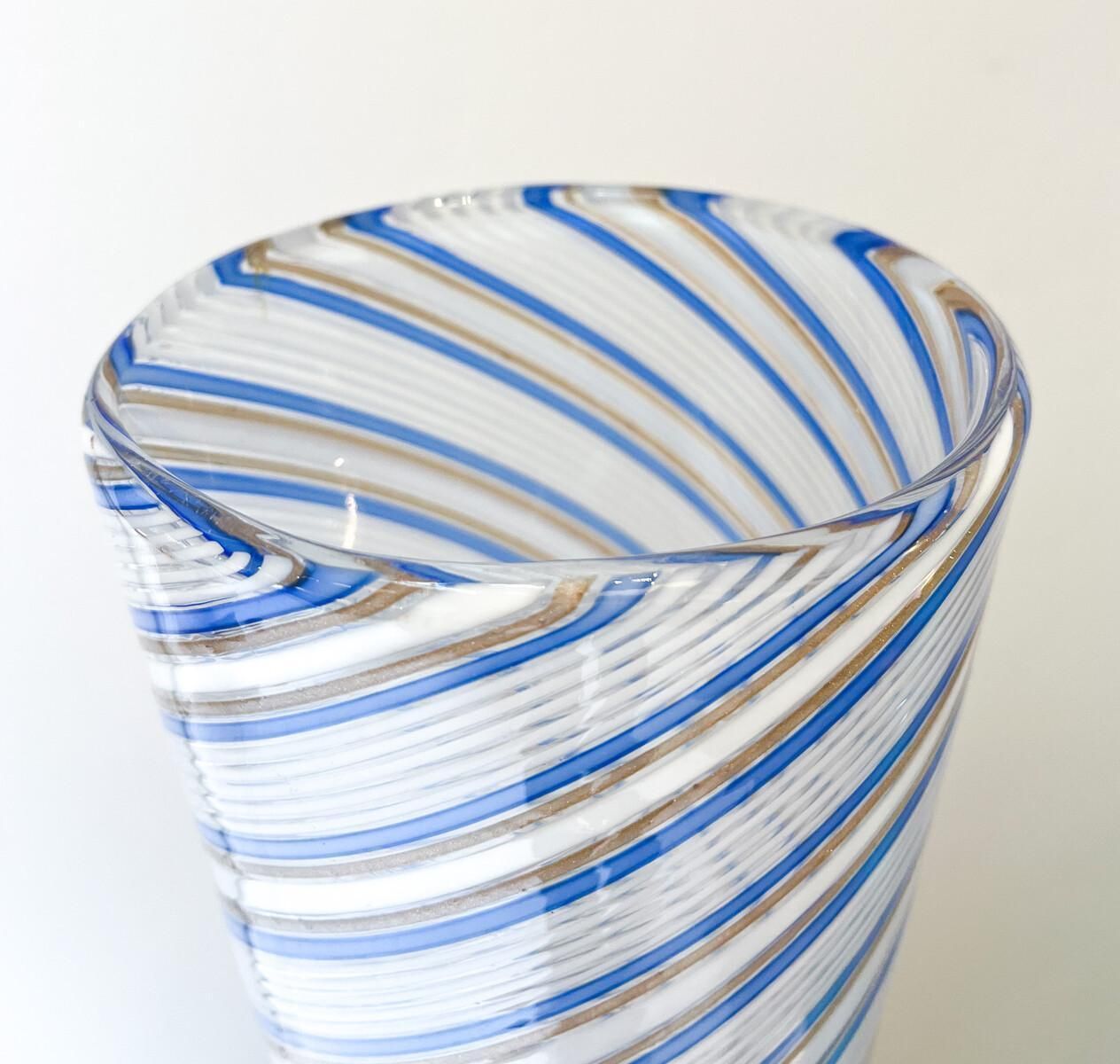 Large Murano Glass Vase By Dino Martens, 1950s photo 3514.0