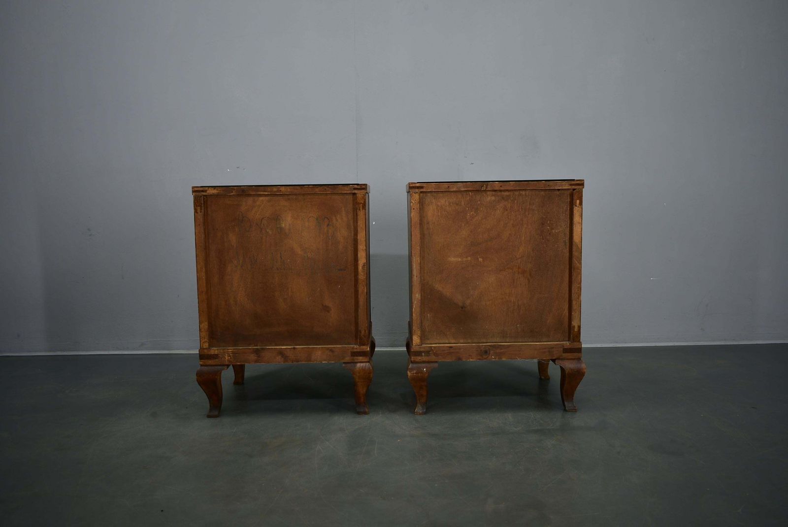 photo buy 1932s Pair Of Art Deco Bedside Tables, Czechoslovakia