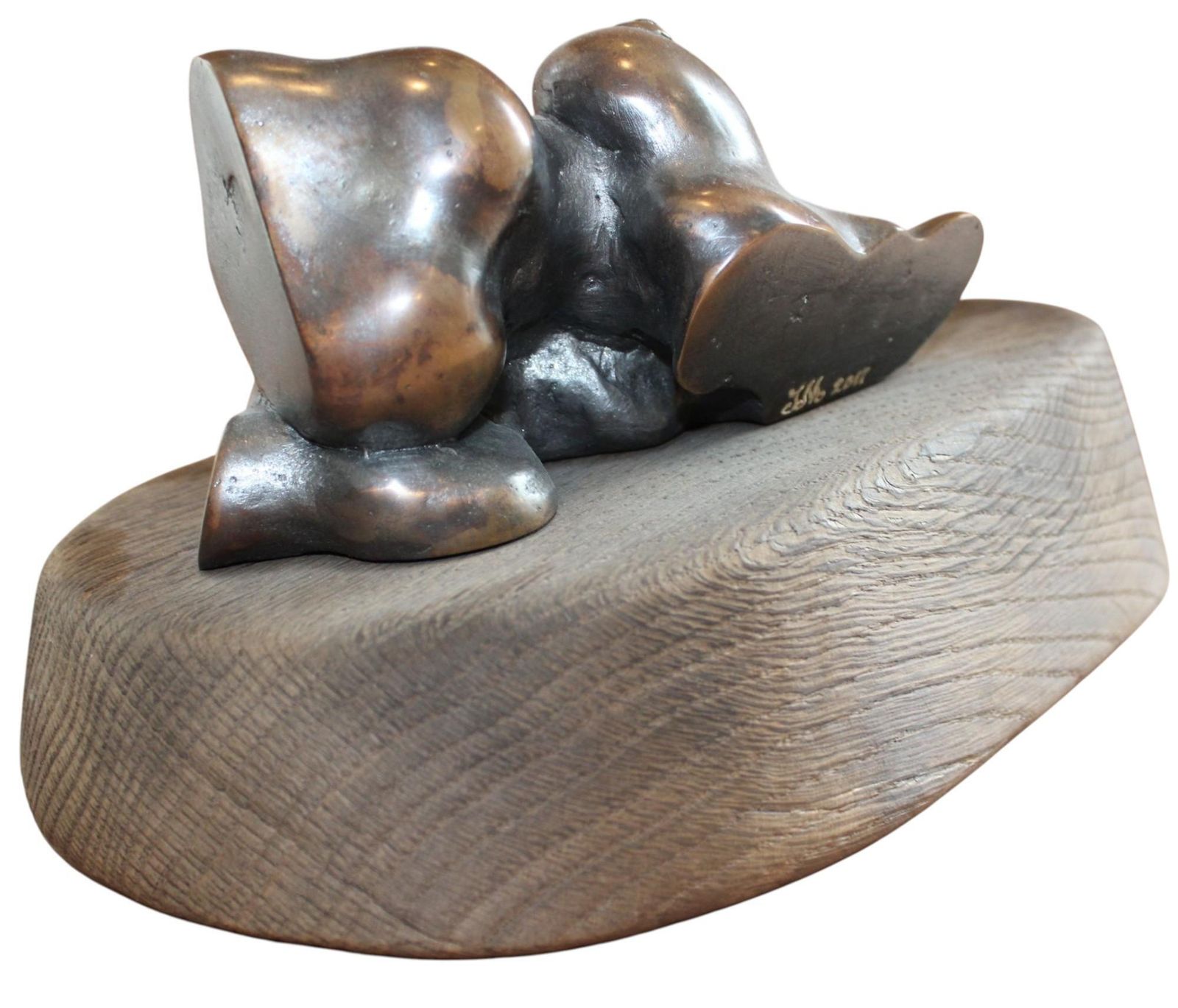 Ivars Mikelsonstorso Xxl , Bronze/Wood H 15 Cm; L 30cm; W 20 Cm2021 photo 1565.0