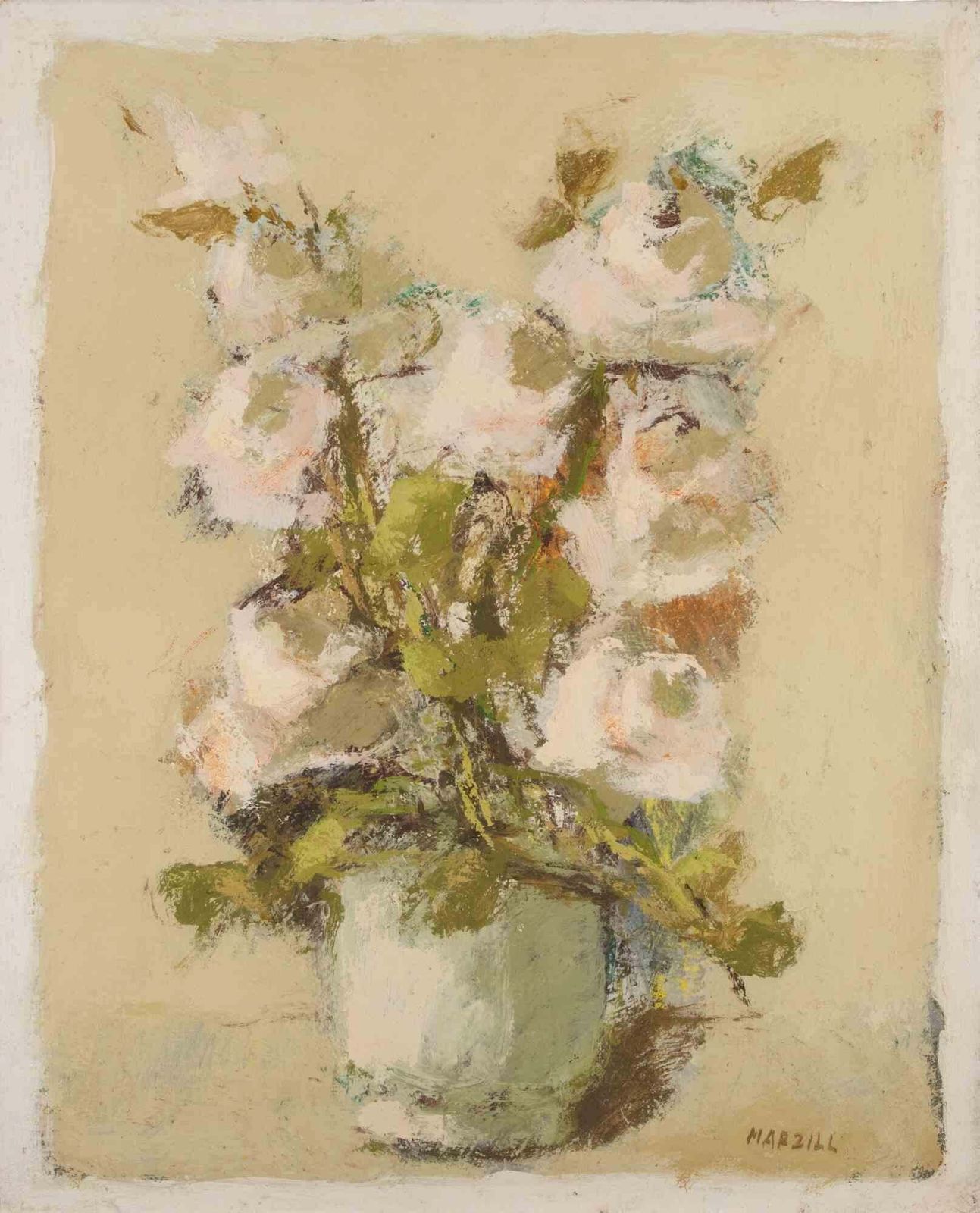 Franco Marzillistill Life   Oil Painting By Franco Marzilli   1970s1970s photo Art