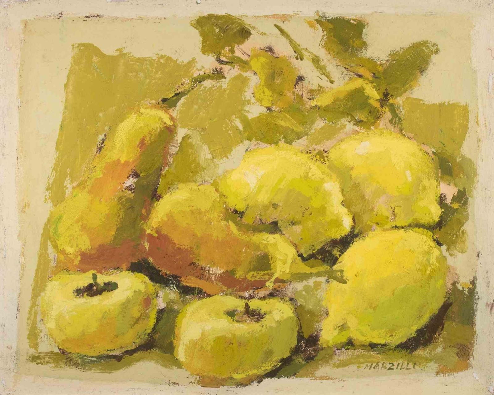 Franco Marzillistill Life   Oil Painting By Franco Marzilli   1970s1970s photo furniture