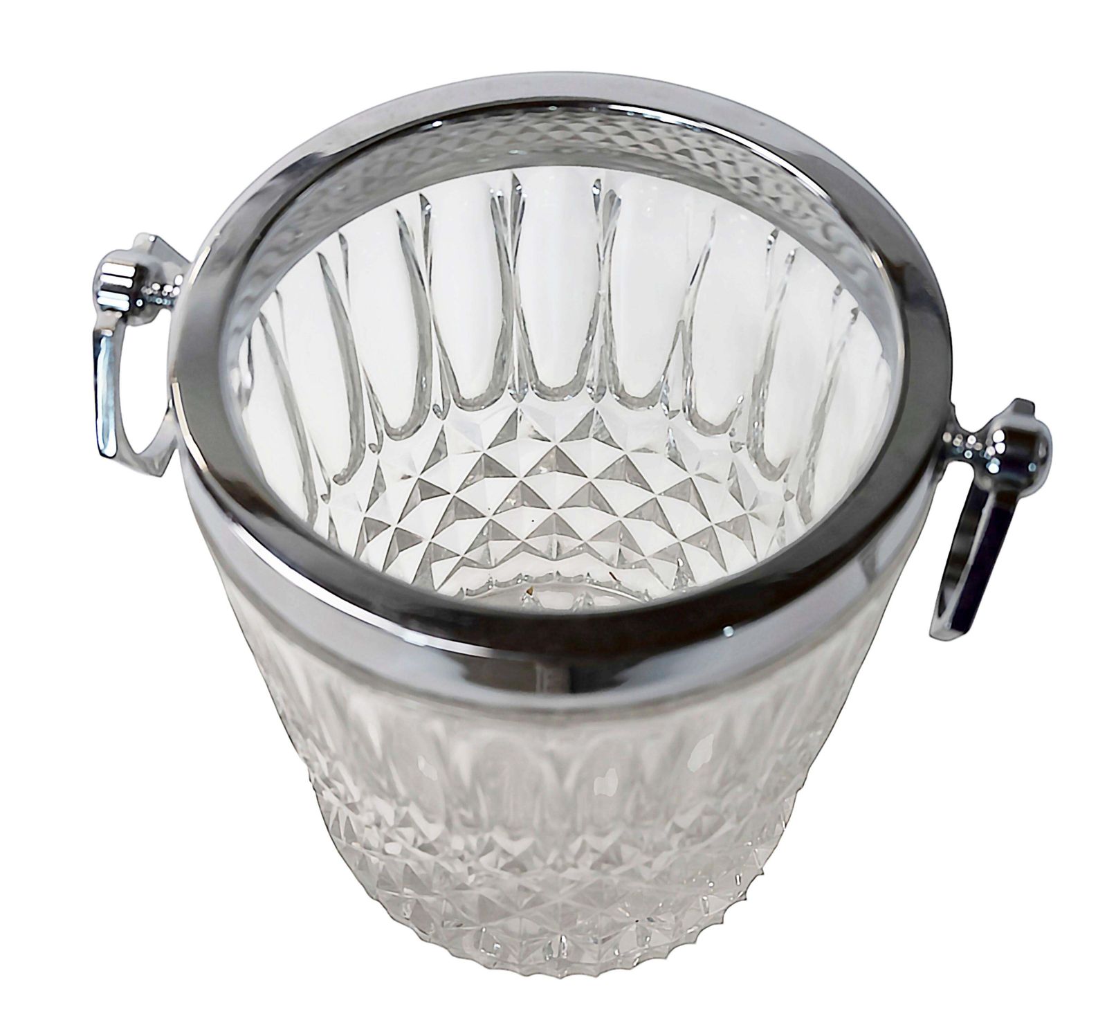 French Hand Made Cut Crystal Champagne Bucket photo 754.0