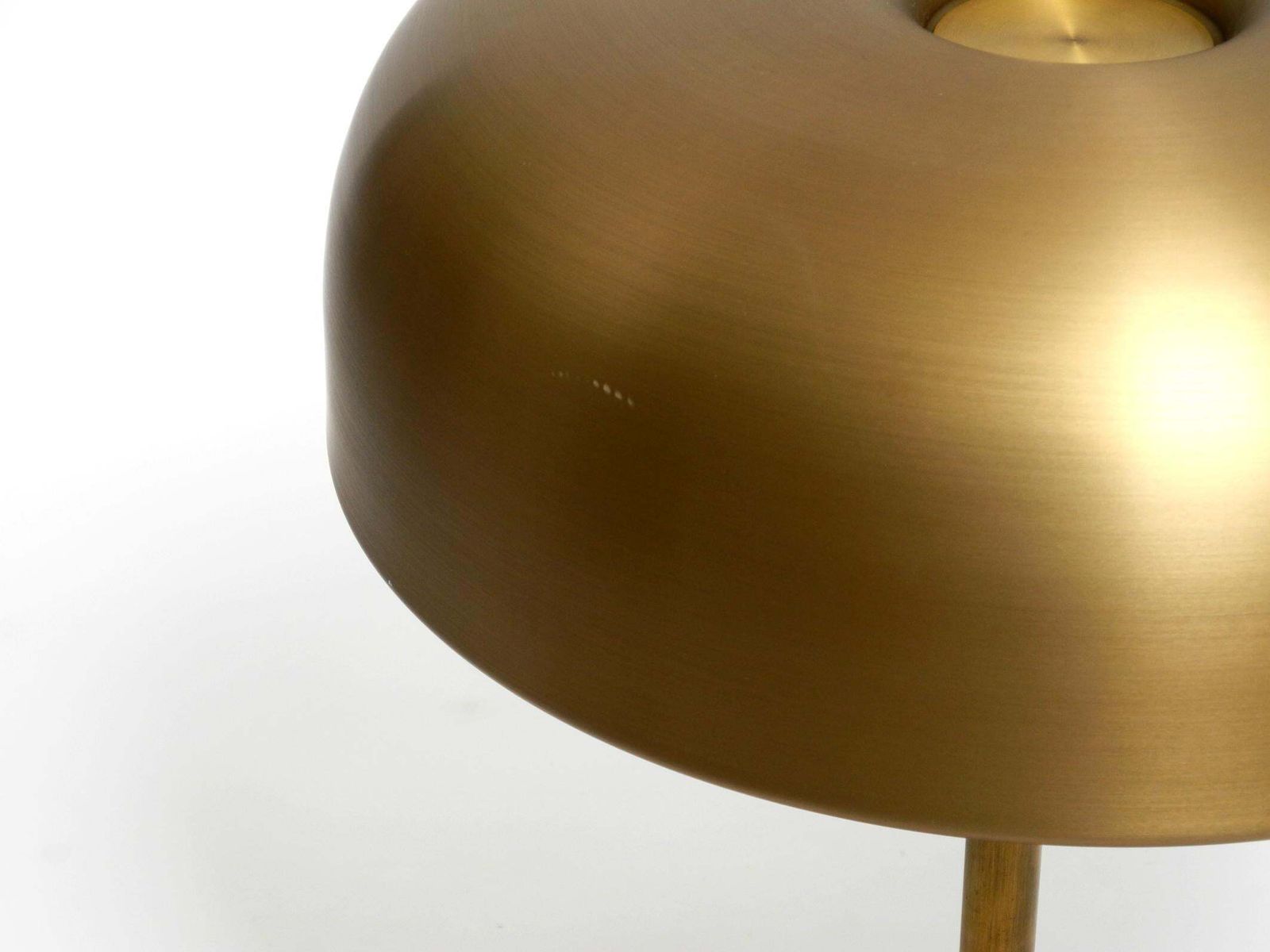 Extraordinary Heavy 1960s Xxl Brass Table Lamp By Staff With A Swivel Joint photo vintage