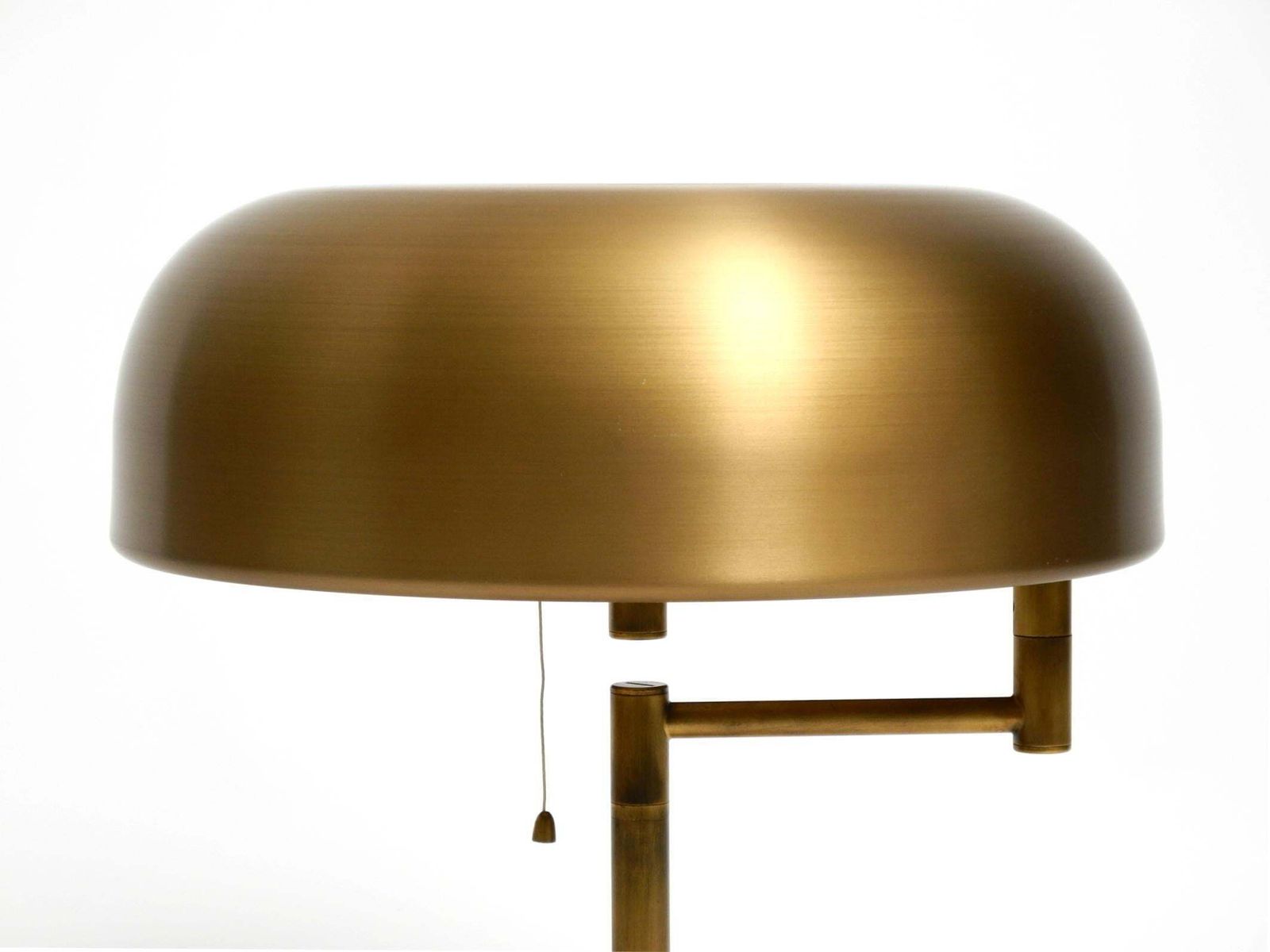 photo vintage Extraordinary Heavy 1960s Xxl Brass Table Lamp By Staff With A Swivel Joint