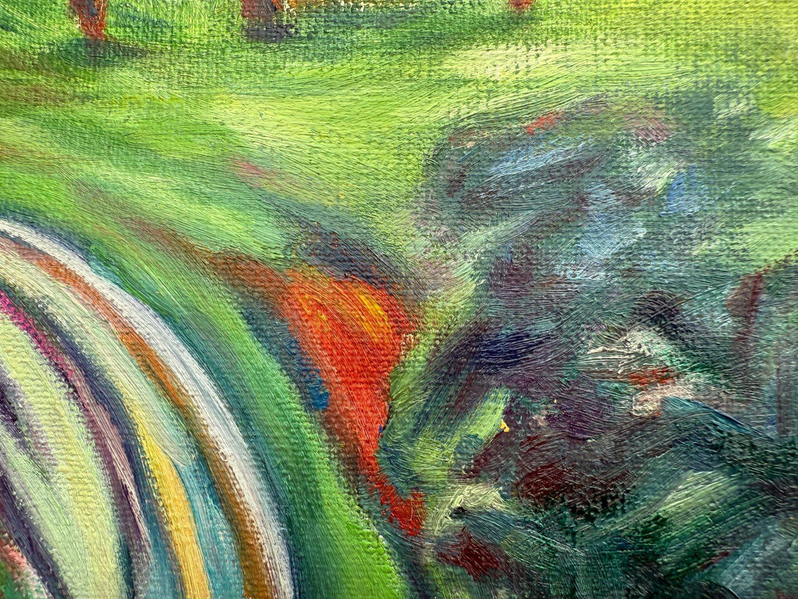 photo for sale Bernadette Van Baarsen Contemporary Provençal Landscape. 'Chemin De La Chapelle'.2023
