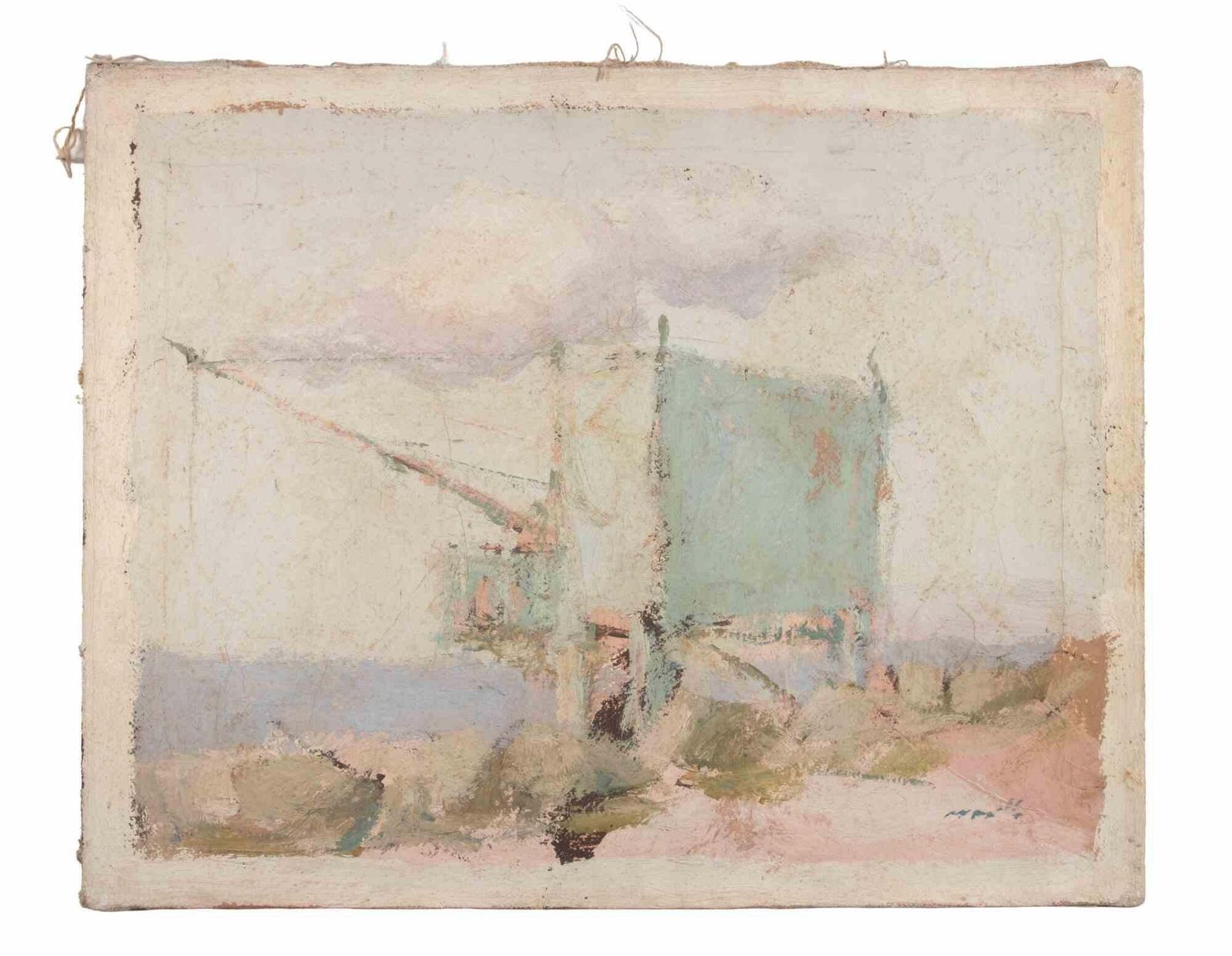 Franco Marzilliseaview   Oil Painting By Franco Marzilli   1970s1970s