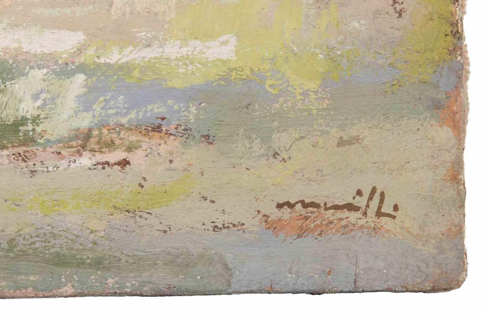 Franco Marzilliseaview   Oil Painting By Franco Marzilli   1970s1970s photo Art
