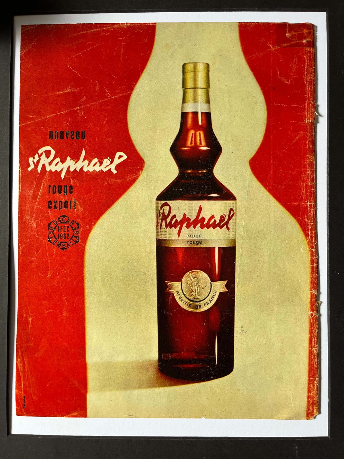 Vintage St Raphael Advertising Print   Quinquina Vermouth photo Art