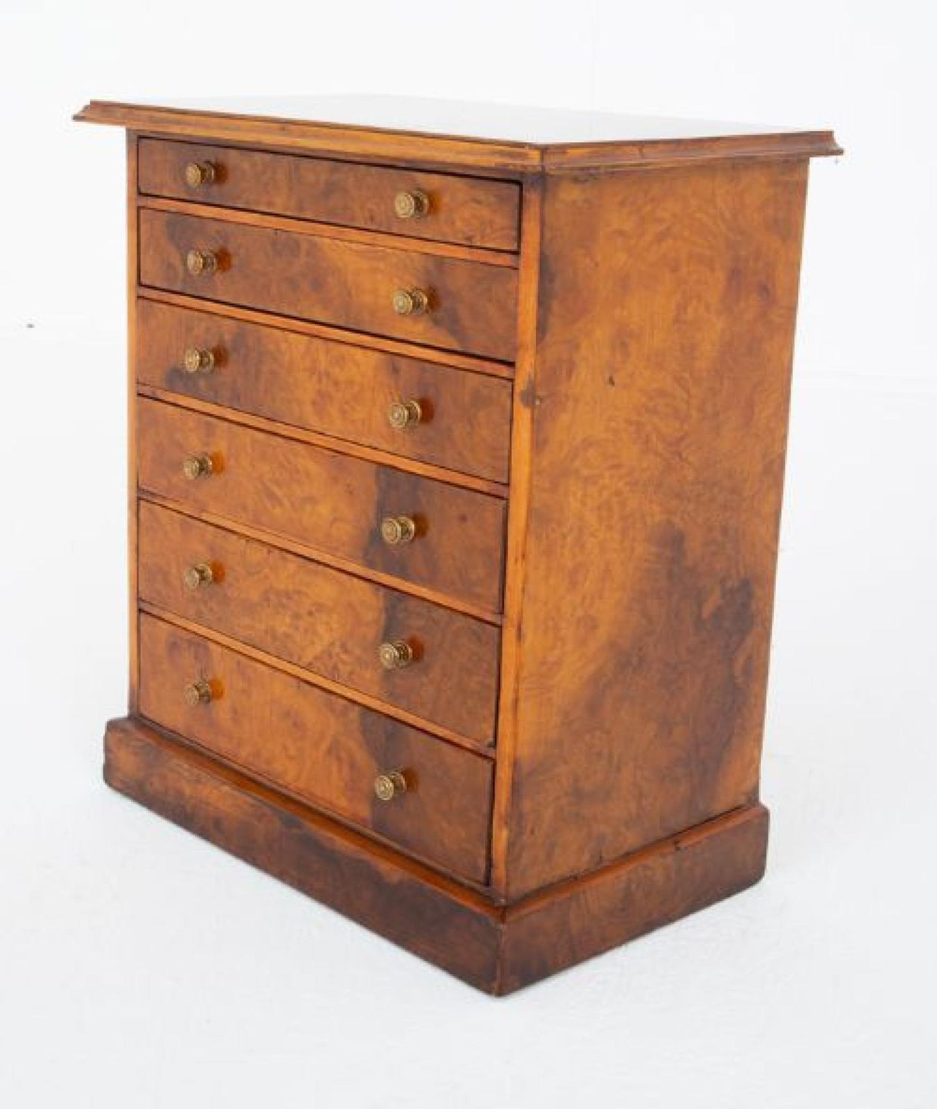 Victorian Apprentice Chest Of Drawers Commode Walnut 186