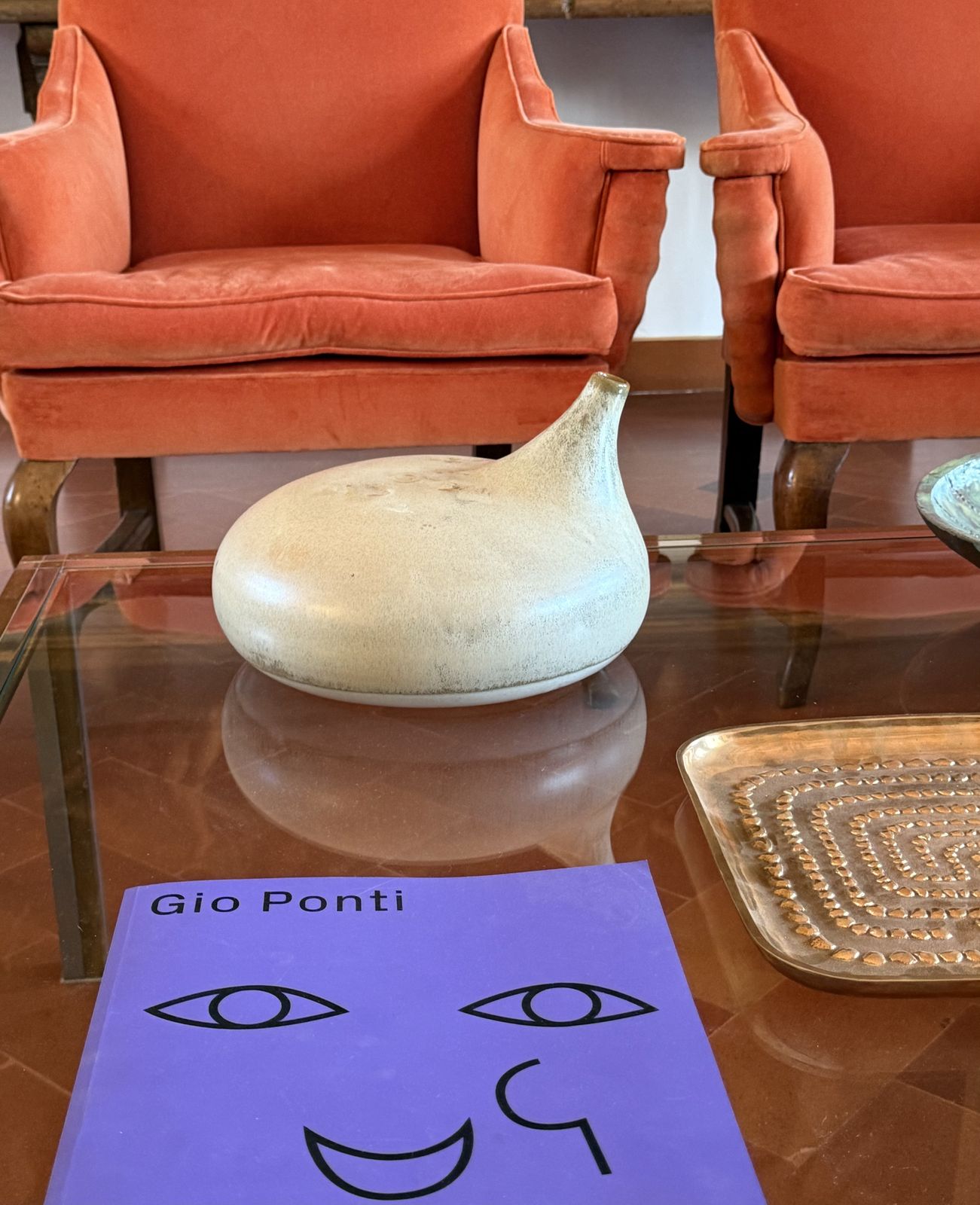 photo furniture Mid Century Organic Modern Gres Vase, Franco Bucci Italy Ca. 1970