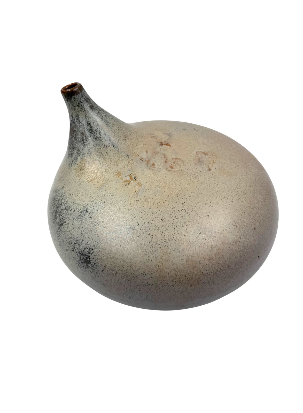 photo vinterior Mid Century Organic Modern Gres Vase, Franco Bucci Italy Ca. 1970