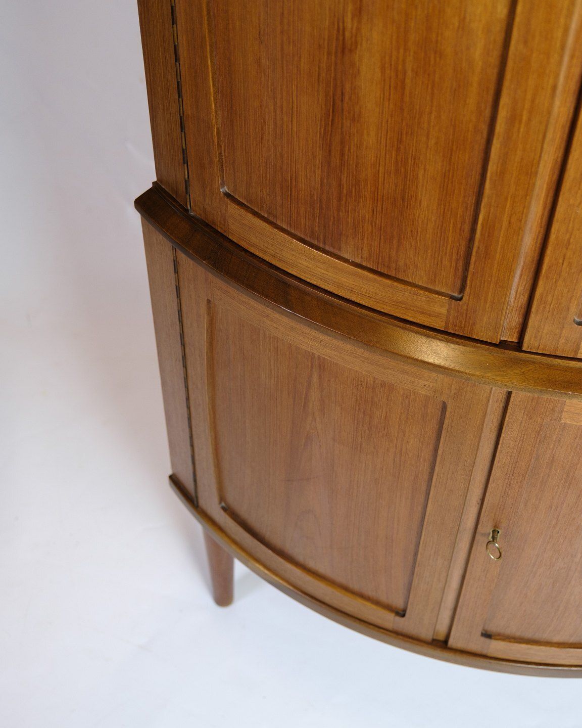 Corner Cabinet   Teak Wood   Danish Design   Peterson Midtjydsk Møbelfabrik   1960s photo for sale
