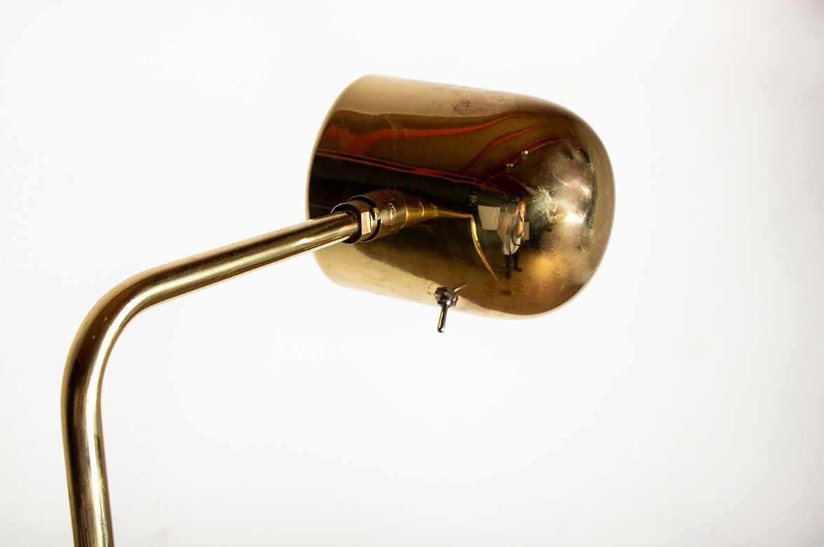 Swedish Brass Floor Lamp, Model G 230 By Bergboms 1960. photo vinterior