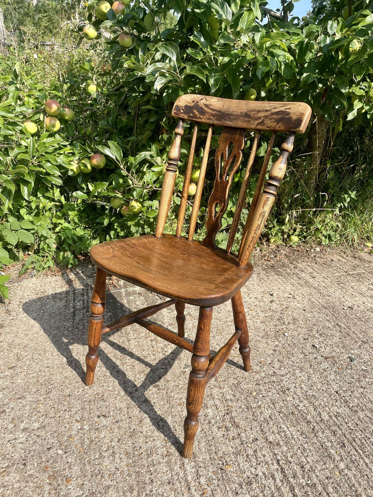 Antique Thames Farmhouse Country Kitchen Chair photo for sale