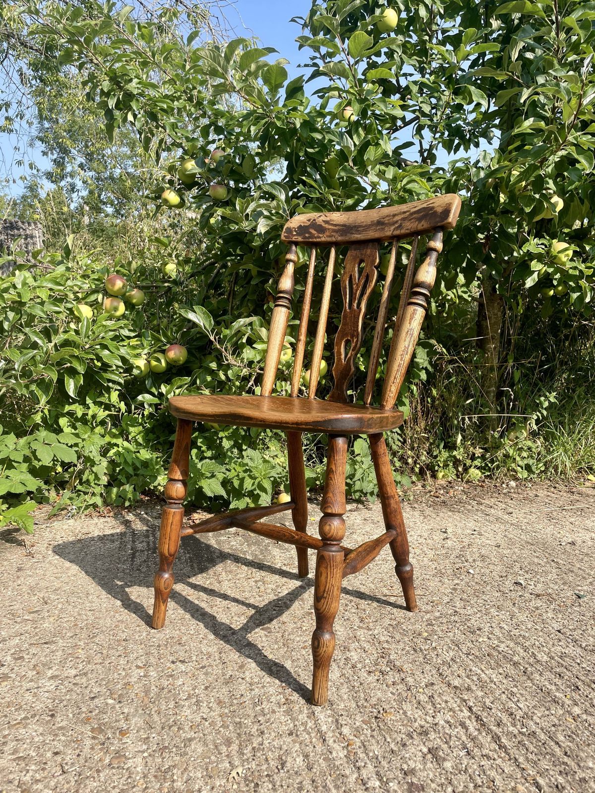 photo for sale Antique Thames Farmhouse Country Kitchen Chair
