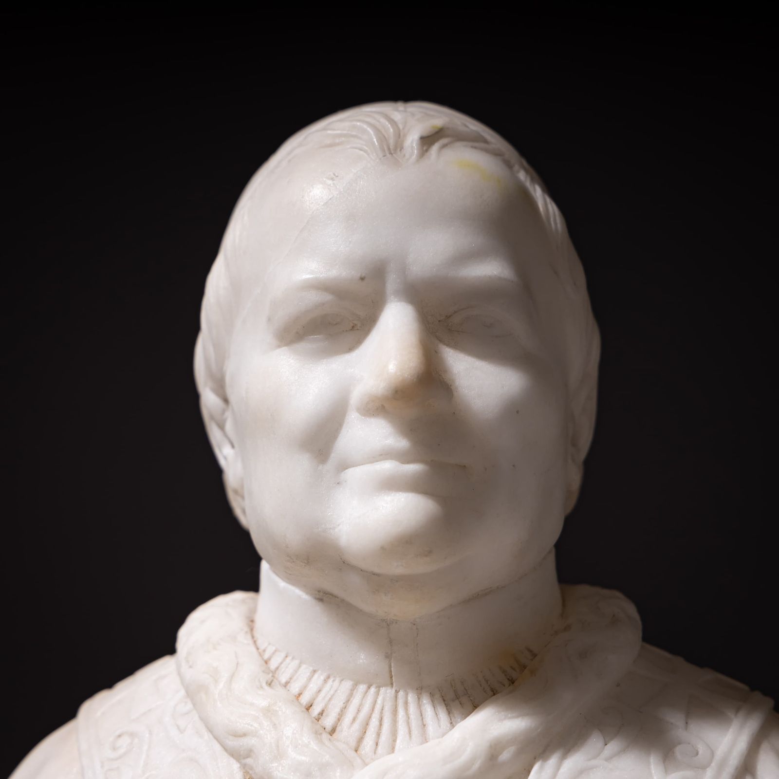 Marble Bust Of Pope Pius Ix On A Serpentine Base, Rome, Circa 1846/47 photo furniture