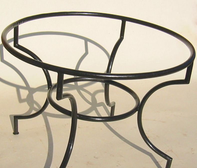 Tavole Calde 100cm Diam Dark Turquoise Fan Design Mosaic Tile Table, Iron Base With 2 Sealers  New Unused But Old Stock photo furniture
