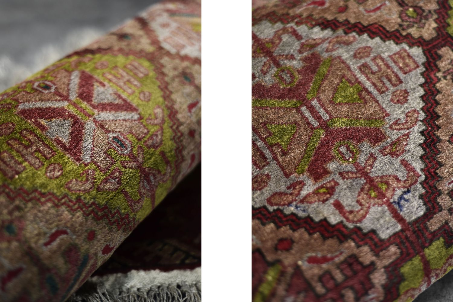 Vintage Hand Woven Oriental Turkmen Ersari Rug, 1950s photo 1353.0