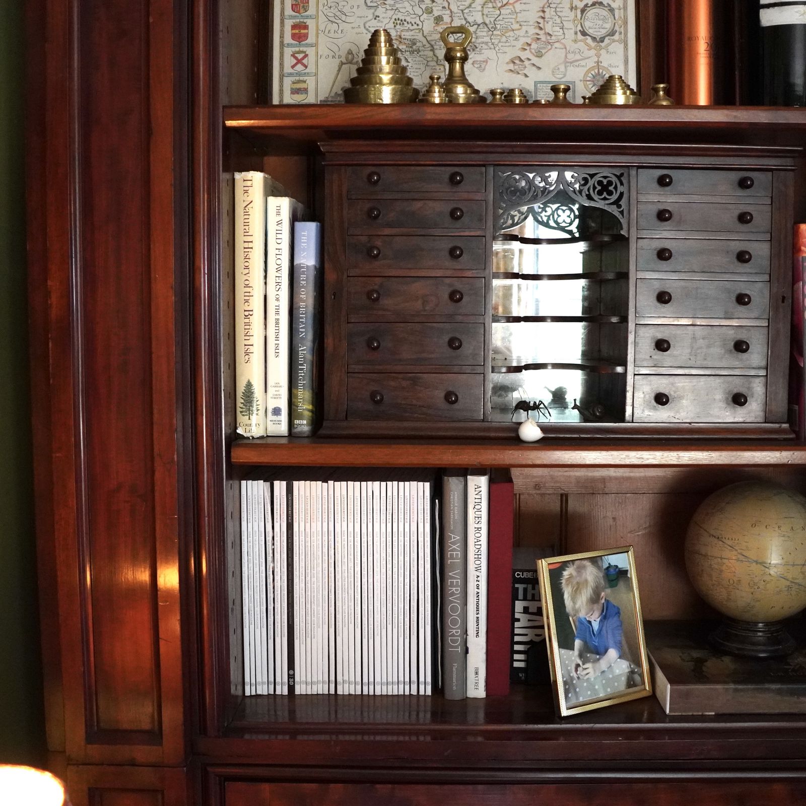 Gothic Revival Mahogany Library Bookcase photo Furniture