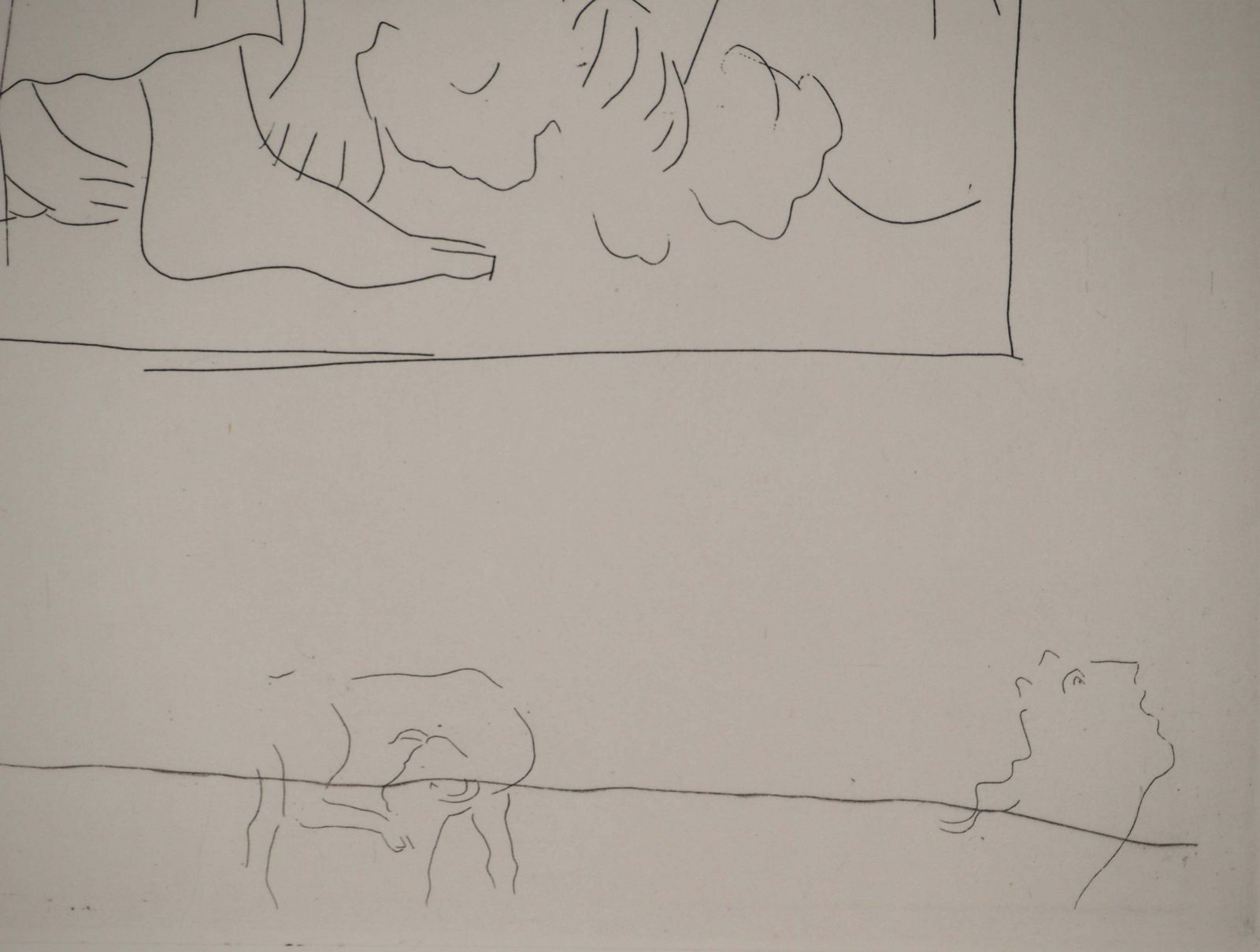 Pablo Picasso Métarmorphoses D'ovide, The Girls Of Minyas   Original Etching (Baer #150) 1936 photo vintage