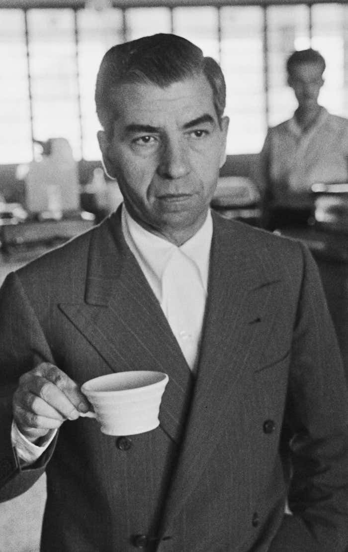 Lucky Luciano By Slim Aarons photo Art