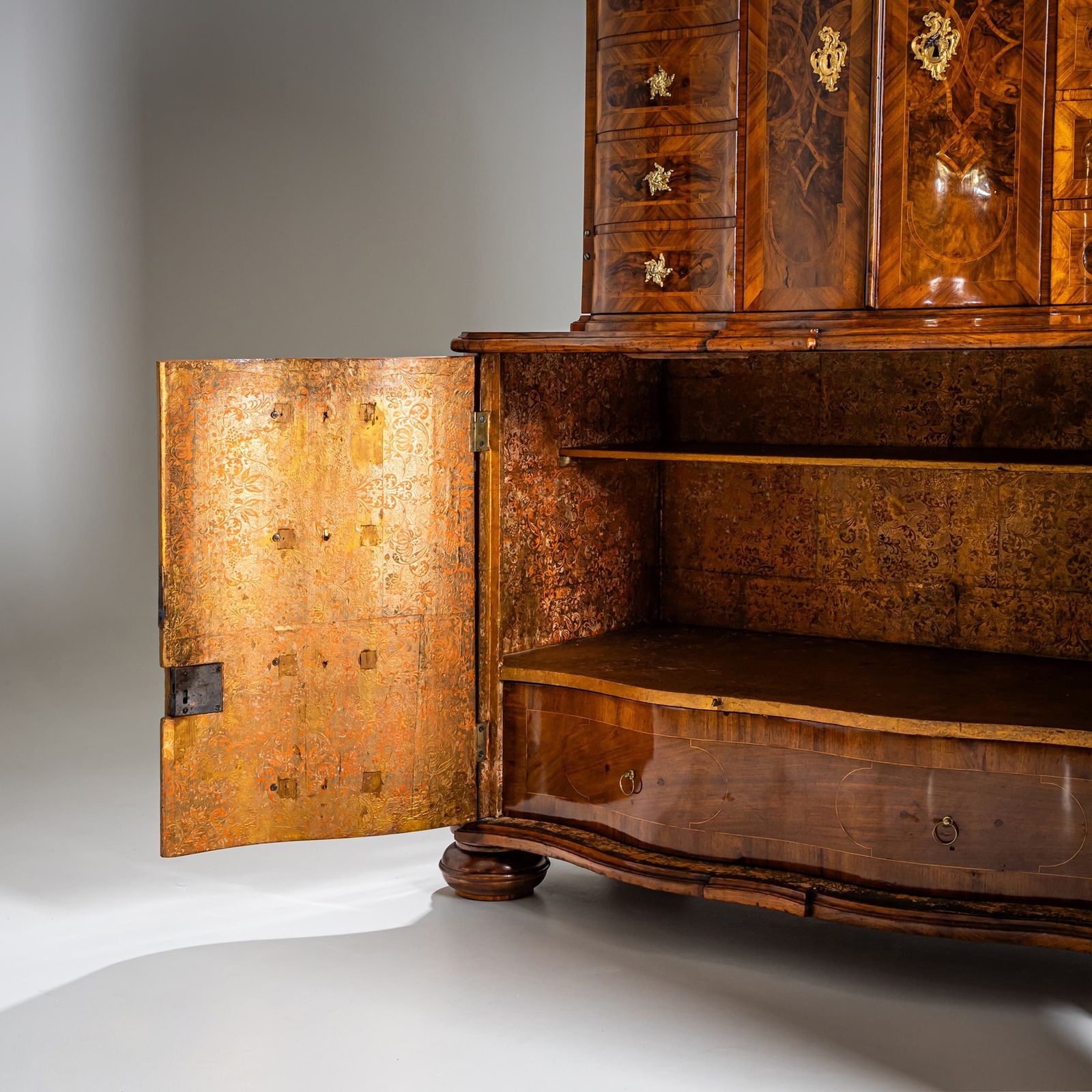 Baroque Trompe L’œil Cabinet, Southern Germany, Mid 18th Century photo Furniture