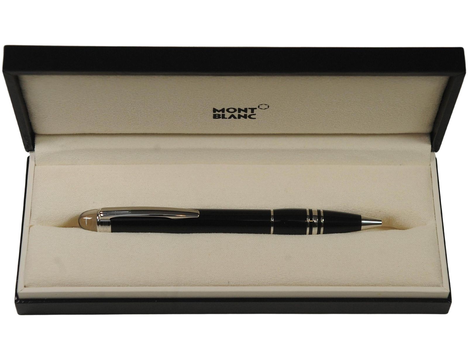 Montblanc Starwalker Black Resin Ballpoint Pen With Original Box & Papers 2005 photo for sale