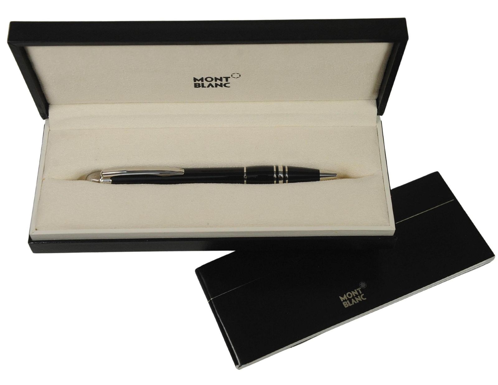 Montblanc Starwalker Black Resin Ballpoint Pen With Original Box & Papers 2005