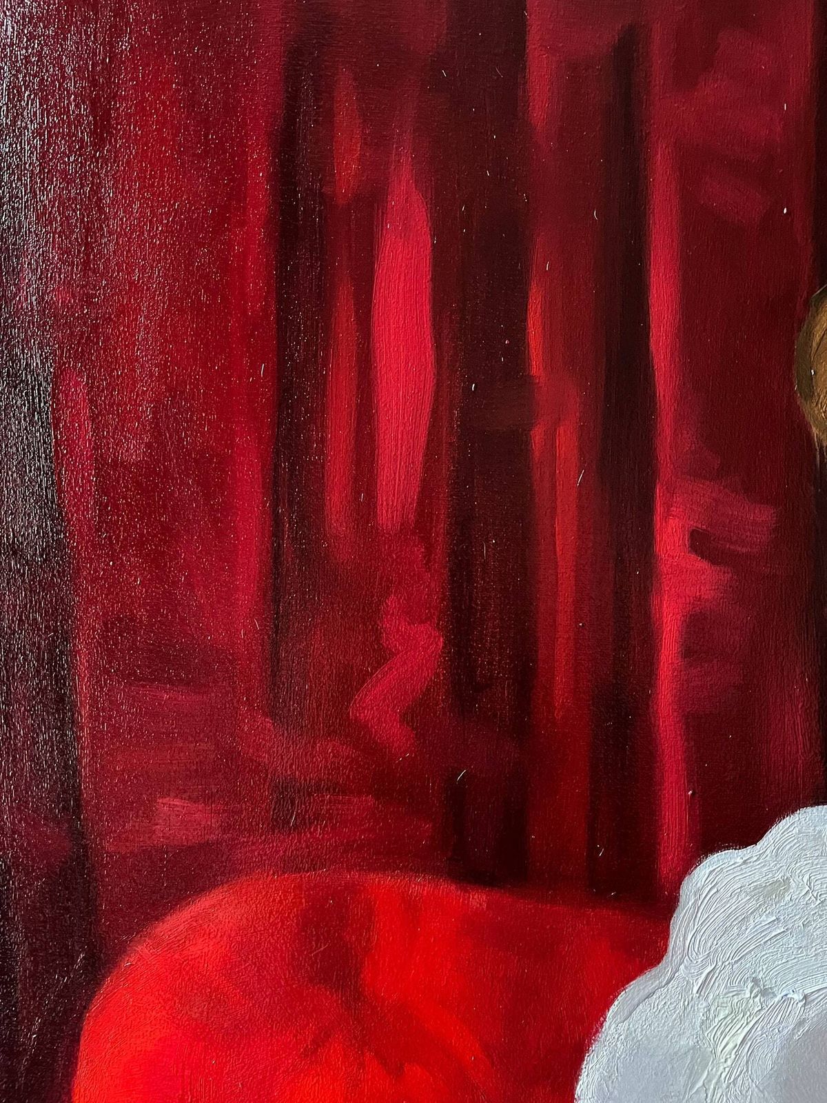 photo furniture Original Woman Portrait Oil Painting