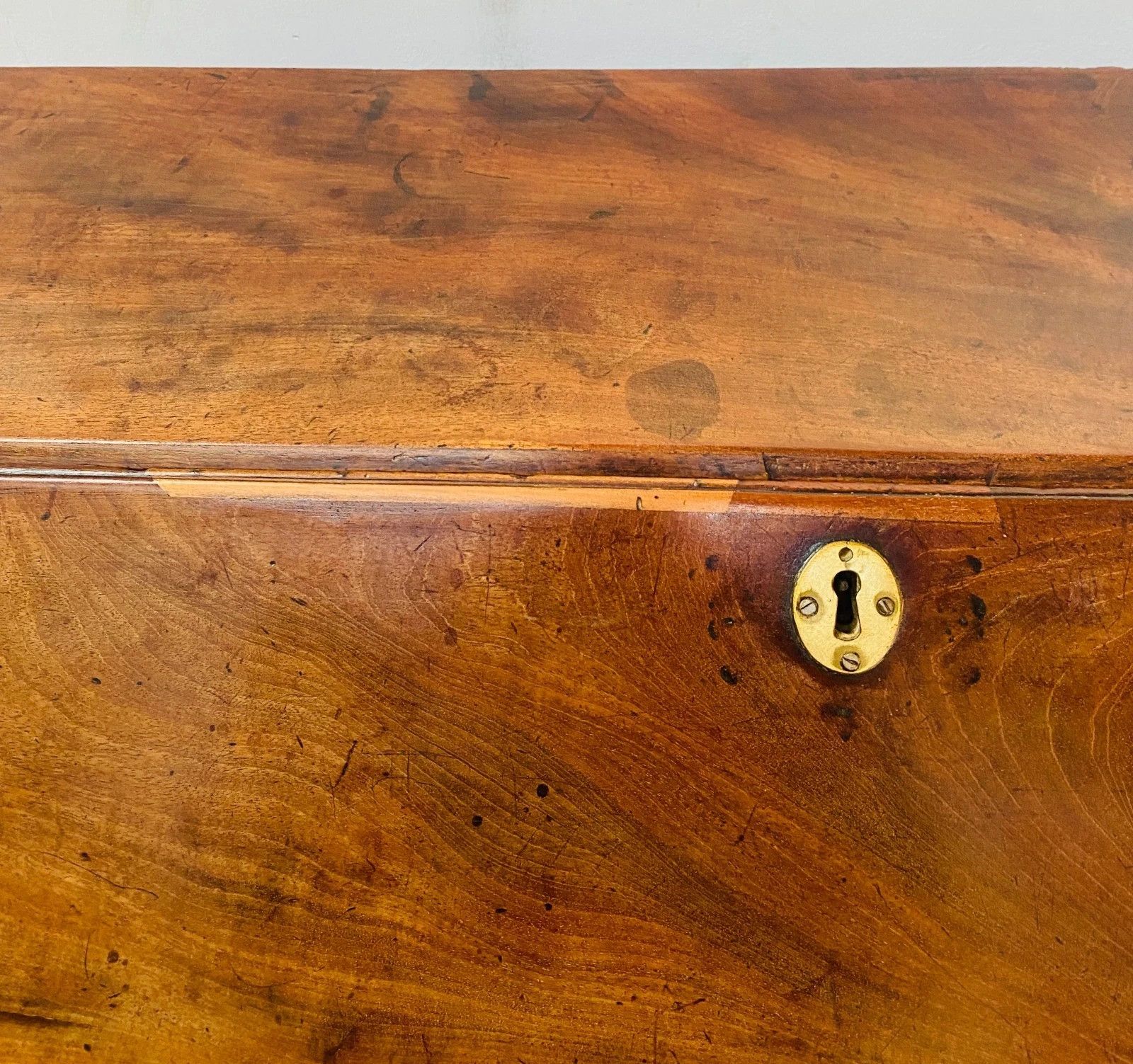 English Style Mahogany And Veneer Slope Desk 19th Century photo vinterior