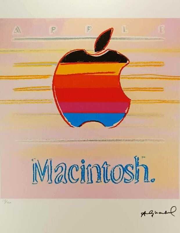 1980s Andy Warhol "Macintosh"   Limited Edition Lithograph. Leo Castelli   New York   Numbered In Pencil. photo furniture
