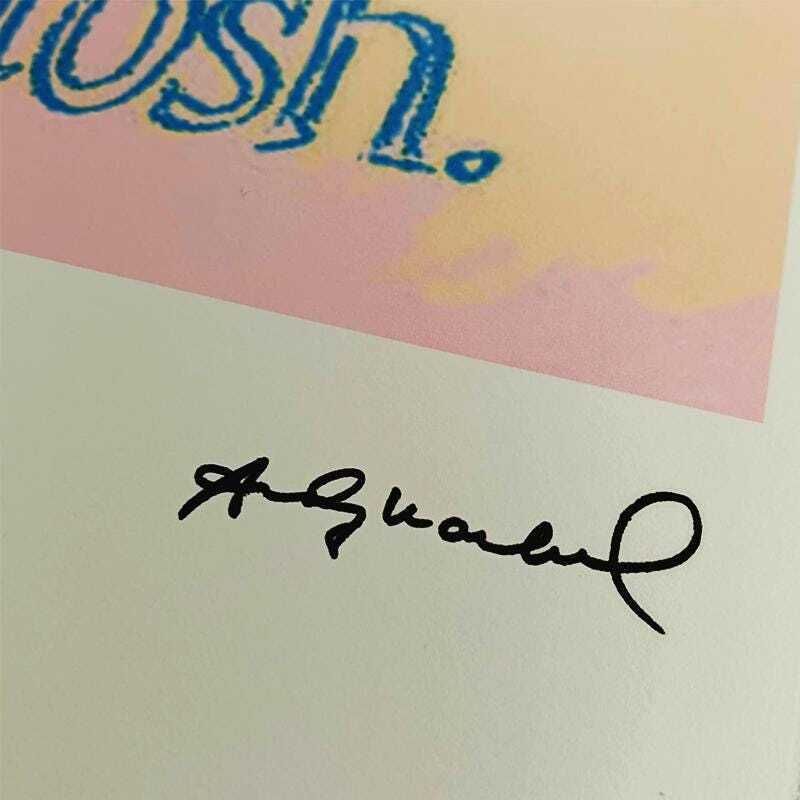 1980s Andy Warhol "Macintosh"   Limited Edition Lithograph. Leo Castelli   New York   Numbered In Pencil. photo for sale