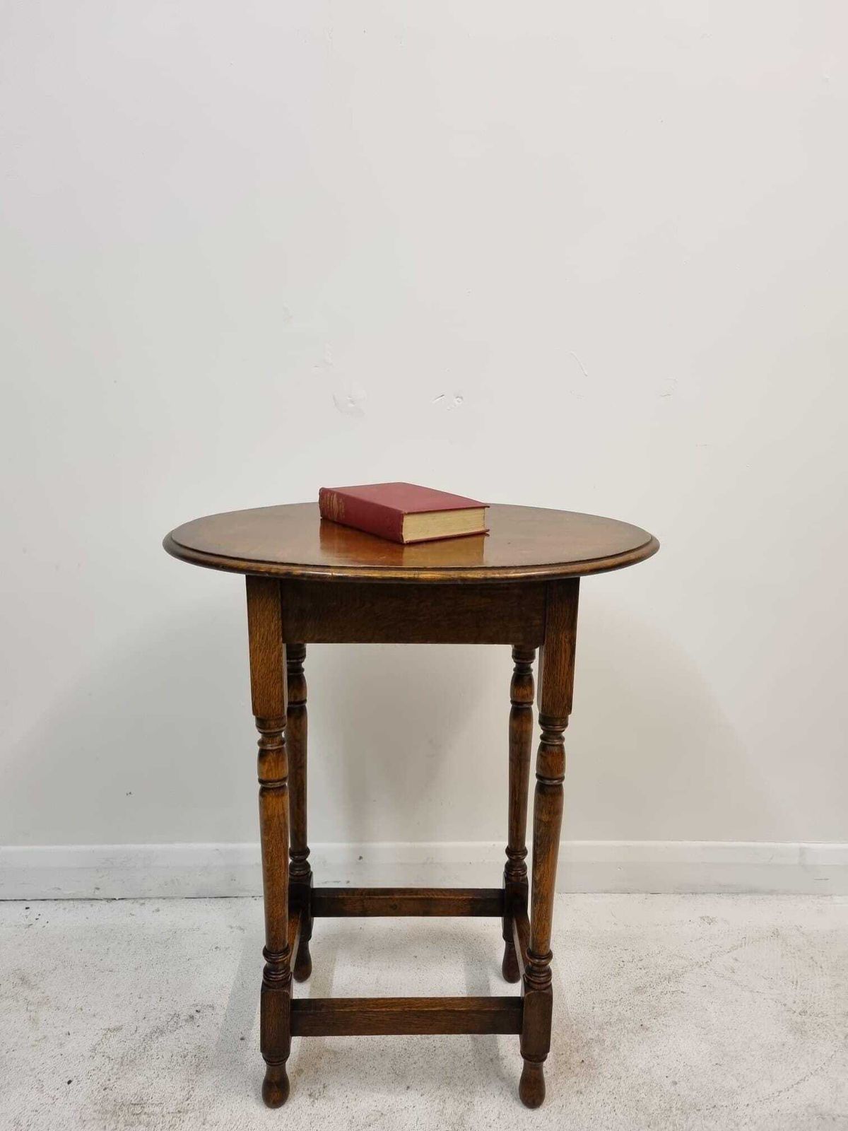 Antique Oak Side Occasional Oval Hall Table / Wine Table / C1900 / Free Delivery photo vintage