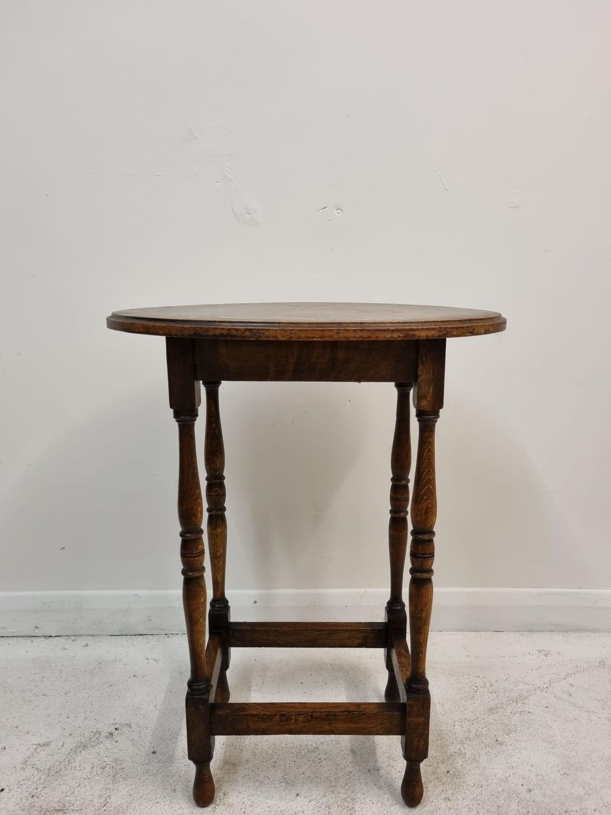Antique Oak Side Occasional Oval Hall Table / C1900 / Free Delivery photo Furniture