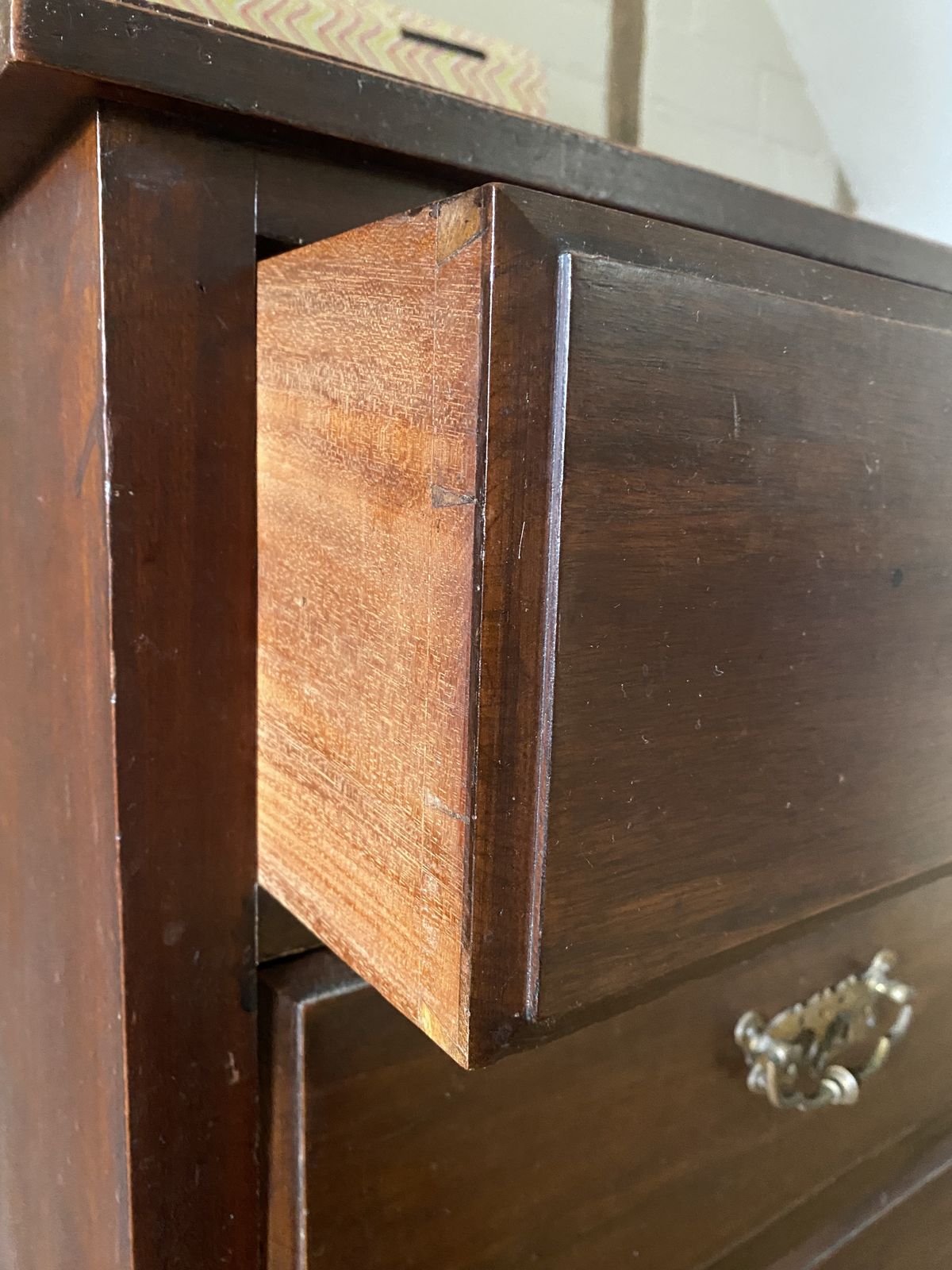 Antique 19th Century Mahogany Chest Of Drawers photo for sale