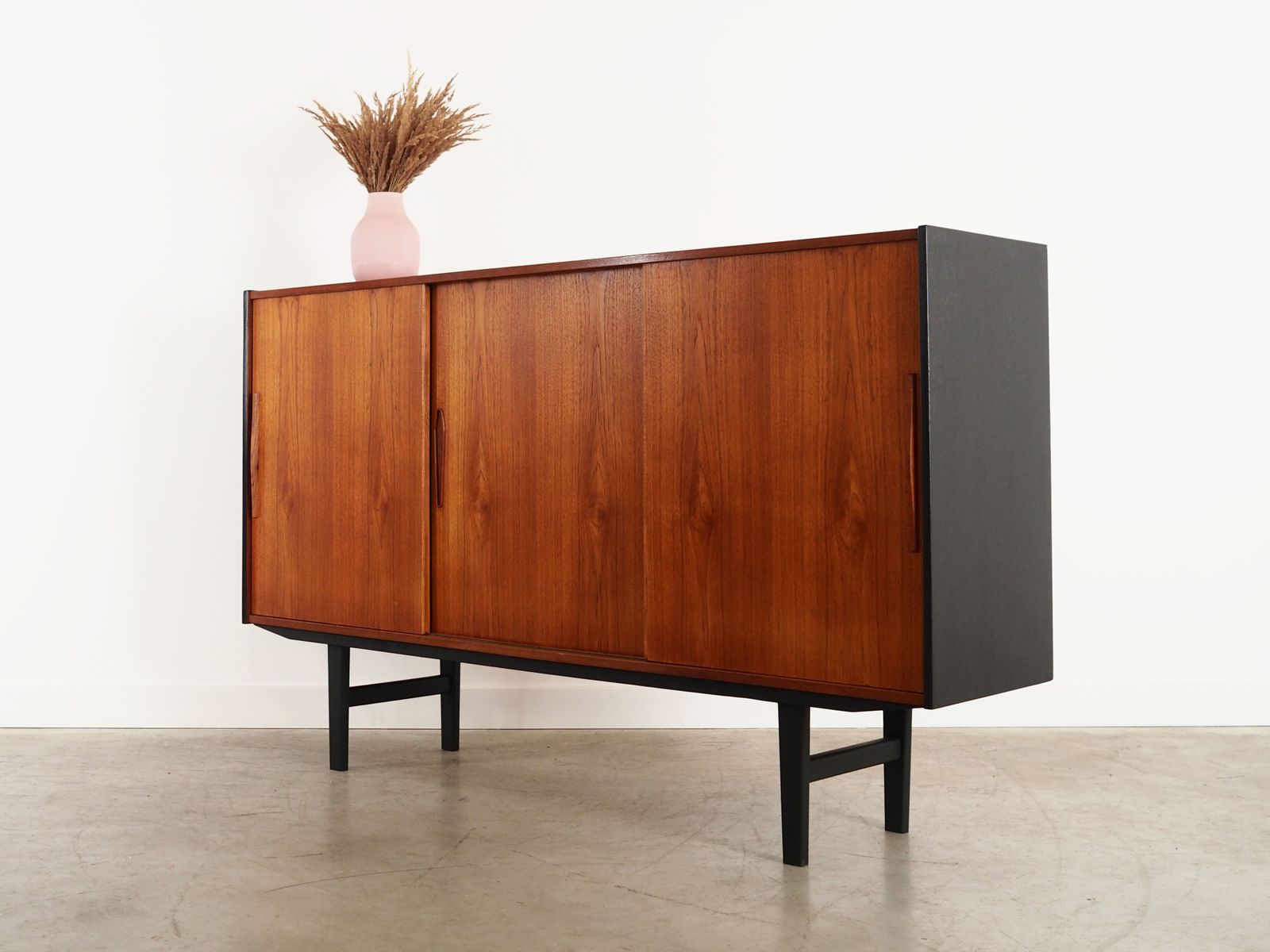 Teak Highboard, Danish Design, 1960s, Production: Denmark photo vinterior