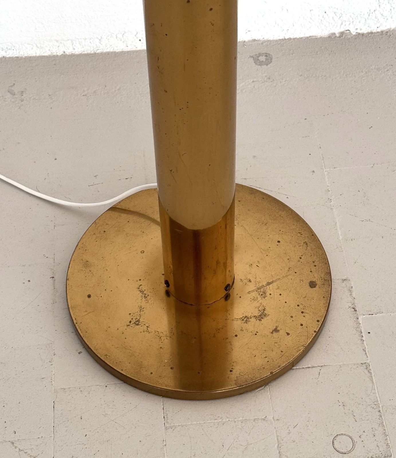 Mid Century Hans Agne Jakobsson Brass Floor Lamp With 5 Glasses photo Lighting