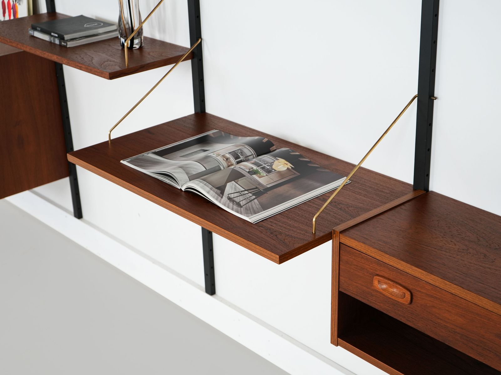 Teak System Bookcase Ps System, Danish Design, 1960s, Production: Randers Møbelfabrik photo buy