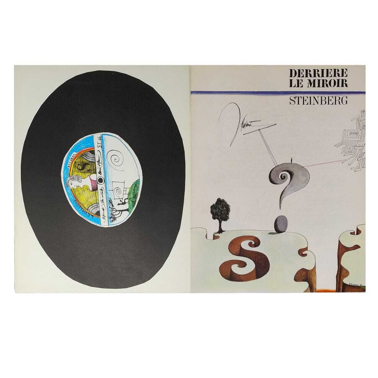 Saul Steinberg "Behind The Mirror" No. 157 With Fourteen Lithographs By Maeght Editeur.